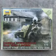 NIP Zvezda Art of Tactic 1/72 Soviet 45mm Anti-Tank Gun w/Crew Sealed
