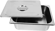 WATIIFUFU Stainless Steel Portion Basin Chafing Dish Buffet Set Pan Lid for Event Catering Supplies