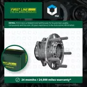 Wheel Bearing Kit fits JEEP COMPASS MK49 2.2D Rear 2011 on ENE Firstline Quality