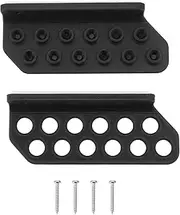 LT Easiyl 1 Pair Wall-Mounted Arrow Bow Rack 12 Arrow Suitable for Storing Fiberglass Arrows Wooden Aluminum Arrows Black (11x4.2x2cm)
