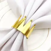 6 Pcs Napkin Buckle Reusable Multipurpose Easter Alloy Napkin Rings Universal