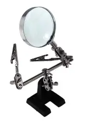 Helping Hand Magnifier 4x Power Third Hand Soldering Crafts Beads Jewelry Watch
