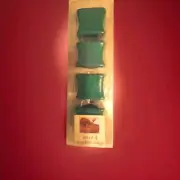 Cortona Napkin Holder Rings ~ Vintage One Pack has 4 Rings - Unique Square Shape