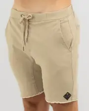 [Skylark] Skylark Men's Erase Drop Crotch Walk Shorts in Sand Cream Size 32 32 Sand Cream
