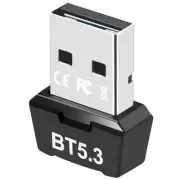 USB Bluetooth 5.3 Adapter for PC Supports Windows 11/10/8.1/75.3+EDR Bluetoot...