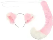 [VALICLUD] Accessory Cat Ears and Tail Cat Tail Inflatable Costume Tail Fluffy Tail Chain Costumes Cat Costume Fox Animal Headband Accessories Hairbands Wolf Plush