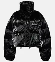 [Marant Etoile] Marant Etoile Telia cropped puffer jacket AU 16 black
