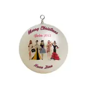 Personalized Barbie Doll Christmas Ornament Custom Gift #2