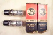 Two, NEW in box, RCA 2A3, dual D-getter, matching pair, 2A3