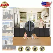 150-Inch Retractable Dog Gate - Safe for Babies, Dogs & Cats with Adjustable Fit