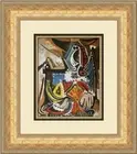 Pablo Picasso The Man with the Golden Helmet Custom Framed Print
