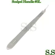 1 SCALPEL HANDLE # 3L CURVED SURGICAL, DENTAL, AND VET