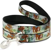 Buckle-Down Lady 3-Scene Poses Pet Leash, 6'-1"
