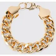 Mens Gold Chunky Chain Bracelet