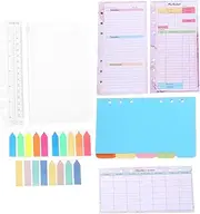 HOODANCOS Daily Planner Binder Paper English Planner Pages Loose-leaf Notebook Refill Binder Paper Sheets