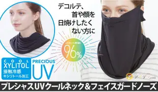 日本COGIT夏季防曬防紫外線UV96% 接觸冷感透氣護頸護臉 圍脖3point大面罩2way 防曬面罩