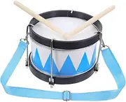 OFFIGAM 1 Set Snare Drum Drums Instrument Musical for Percussion Mini Small Tambourine Music Metal Drum Western Drum Music Drum Blue Wood