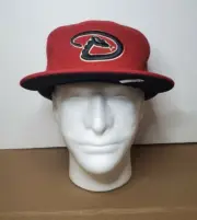 New Era 59Fifty MLB Arizona Diamondbacks Red On Field Fitted Hat Cap Size 7 1/2