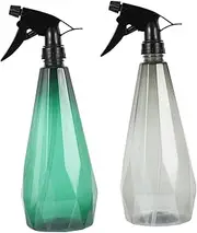 HAKIDZEL 2pcs Water Spray Bottle Elegant Design Garden Supply Durable Multipurpose Spray Bottles for Plants Hair and Household Use Strong Leak Resistant Stylish Colors