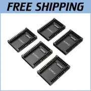 Lightweight 2.5'' to 3.5'' SSD Adapter Caddy - 5-Pack with Mounting Screws