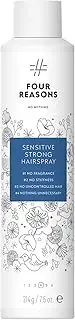 No nothing Sensitive Strong Hairspray - Fragrance-Free Finishing Spray - Unscented Strong Hold Hairspray with Flexible Hold for Styling w/Humidity Protection - Hypoallergenic - 7.5 oz