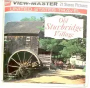 OLD STURBRIDGE VILLAGE MASSACHUSETTS 3d View-Master 3 Reel Packet SEALED