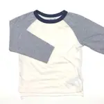 全新BABY GAP TODDLER 童裝 男童女童 RAGLAN SLEEVE長袖休閒上衣拼色T恤 3-6歲