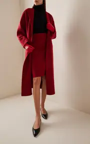 [The Row] Bart Cashmere Midi Skirt