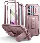 for Samsung Galaxy A55 Case with Built-in Slide Camera Cover & Screen Protector