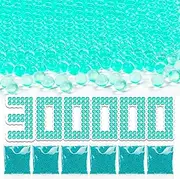 300000 Pcs Gel Blaster AmmoGel Ball Beads 7-8 Mm, Water Beads for Kids, Compatible with Gel Refill Blaster, for Ages 14+, Gel Blaster Ammo (Light Blue)