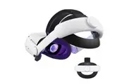 Kiwi Design For META Oculus Quest 2 Comfort Head Strap White Colour Replacement
