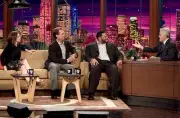 Tina Fey Cris Collinsworth Jerome Bettis and Jay Leno TV Old Photo