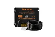 San Hima 20A MPPT Solar Charge Controller With Cable 12V/24V Regulator USB