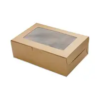 在飛比找樂天市場購物網優惠-【G06】開窗馬芬盒6格 紙盒 瑪芬盒 蛋糕盒 開窗盒 杯子
