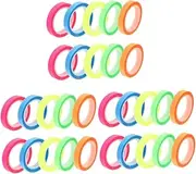 SHOWERORO 3sets Page Markers Tabs Sticky Highlighter Tapes for Books Aesthetic Reading Tabs 50/Sheet Rich Colors for Focus 10rolls*3