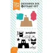 Echo Park Die & Stamp Combo Set Summer Sunshine - NEW