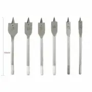 Metric SAE or Metric 6Pcs Spade Drill Bit Flat Timber Wood Boring Drilling