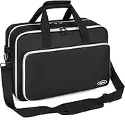 Carrying Case for PS5/PS4, PS5 Bag Compatible with PlayStation 5 Console and PS5 Disk/Digital Edition, Storage Travel Bag for PS5 Controller, Gaming Headset, and Accessories (Black), Black,