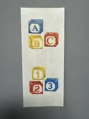 Creative Memories Stickers | BABY ABC BLOCKS | Retired ‘97 Grossman