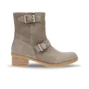 Dansko Women's Delphine Boot - Stone Waterproof Nubuck NWB