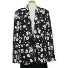 RALPH LAUREN Black Floral Print Blazer Jacket 16