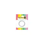 Waffle Flower Postage Collage Circle Sentiments Matching Die