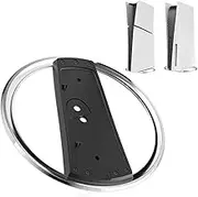 Vertical Stand Compatible with PS5 Slim & PS5 Console - Black Vertical Console Stand with Anti-Slip Pads - Space Saving Design - PlayStation 5 Slim Stand - ps5 Stand Vertical - Durable ABS Material