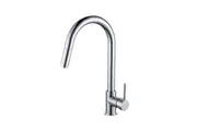 Round Pull Out Kitchen Sink Mixer Tap