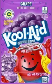 Kool-Aid Unsweetened Drink Mix, Grape Flavor, Pack of 12 Fresh & Delicious
