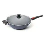 Woll Diamond Lite Detachable Handle 34cm Non-Stick Induction Wok w/ Lid Stir Fry