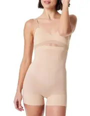 [Spanx] Everyday Seamless Shaping-High-Waisted Shorty in Soft Nude
