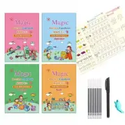 Magic Practice Copybook W/Magical Pen Number Tracing Book Children's Handwriting