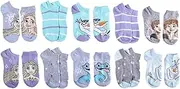 [Disney] Frozen 2 Girls No Show Socks, Blue Sky