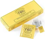 TWG Tea | Singapore Breakfast Tea | Black Tea & Green Tea | Vanilla & Spices | 15 Hand Sewn Cotton Tea Bags| Gift Set